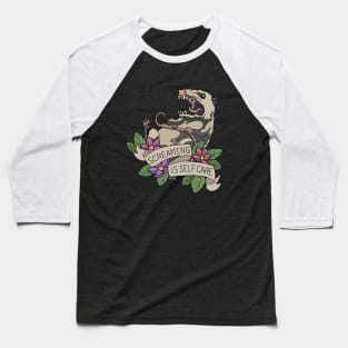 Possum - Screaming is self care Baseball T-Shirt
